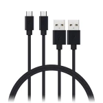 CONNECT IT Wirez Micro USB - USB 1m černá / 2 ks v balení (CCA-3006-BK)