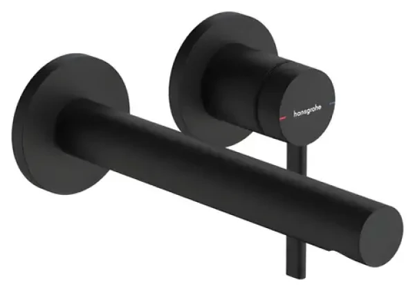 Hansgrohe Zesis S matná černá / Umyvadlová baterie pod omítku / 2-otvorová instalace / EcoSmart+ (74750670)