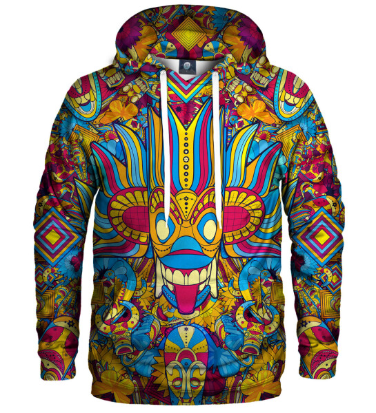 Aloha From Deer Tiki Hoodie H-K AFD763 Yellow