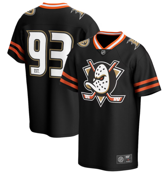 Fanatics Pánský dres Anaheim Ducks NHL Core Foundation Jersey Velikost: XL