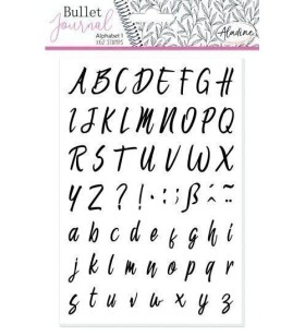 Razítka Stampo Bullet Journal - Abeceda kurzíva