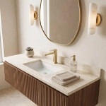 REA - Umyvadlová baterie Arlo Brush Gold REA-B0976