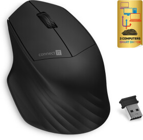 Bezdrátová myš Triple SmartSwitch Connect IT (CMO-4040-BK)