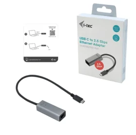 I-tec USB-C Metal / Ethernet adaptér / 2,5 Gbps / RJ-45 / USB-C (C31METAL25LAN)