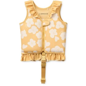 LIEWOOD Plovací vesta Dove Flower, žlutá barva, plast