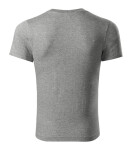 Peak tričko unisex tmavě šedý melír 2XL