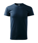 Heavy New tričko unisex námořní modrá 2XL