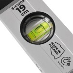 Vodováha kapesní, 19 cm / 0°, 90° s magnetem, STALCO PERFECT