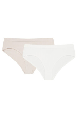 DÁMSKÉ KALHOTKY 2PAK BAIT 42856 SS25 BEŻ-ECRU XL