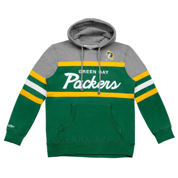Mitchell & Ness Pánská mikina Green Bay Packers NFL Head Coach Throwback Football Hoodie Velikost: S