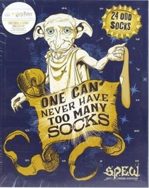 Harry Potter Adventní kalendář - Dobby s ponožkami