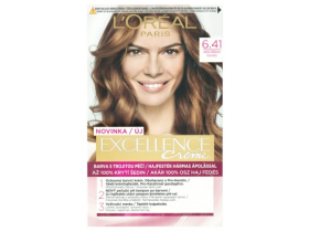 L'Oréal Paris Excellence Créme permanentní barva na vlasy 6.41 hnědá oříšková, 72+48+12+60 ml