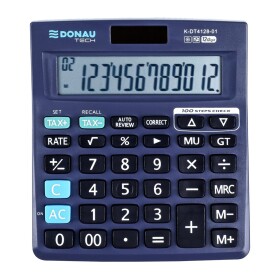 Kalkulačka DONAU TECH 4128, 12místná, černá