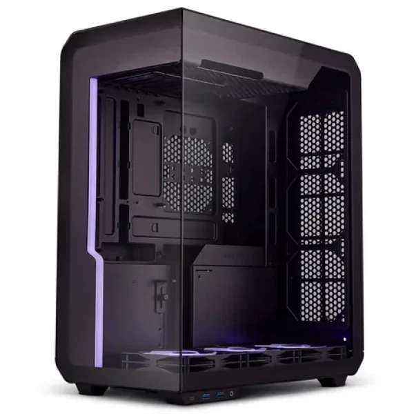 Ssupd Xhuttle černá / ATX / 2x USB-A 3.0 / 1x USB-C 3.2 / průhledná bočnice / bez zdroje (G99.XTAX.00)