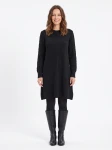 HOSH Dámské úpletové šaty Rona černé Velikost: XL/XXL