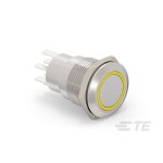 C & K Switches U811J85W3GE223 tlačítko 120 V, 28 V/DC 1 A 1x zap/(zap) červená (š x v) 15.24 mm x 12.70 mm 1 ks Bulk