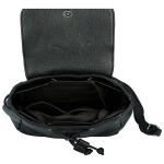 Trendy dámský koženkový kabelko-batoh Amitta, černý