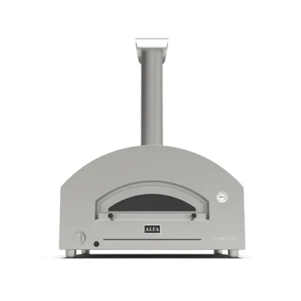 Alfa Forni Futuro 4 šedo-černá / Pec na pizzu / 500°C / 80 x 60 / na plyn (FXFT-4P-GSB)