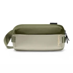 Tomtoc Explorer T21 Sling Bag S olivově zelená / Taška / crossbody (T21S1T1)