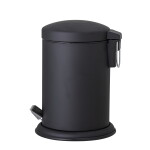 Bloomingville Odpadkový koš Loupi Matt Black, černá barva, kov