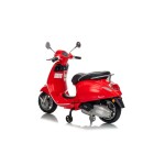 Mamido Dětský elektrický skútr Vespa ROMA červený