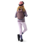 Dětské merino spodky SMARTWOOL Kids' Classic Thermal Merino Base Layer, Lavender Sky Heather velikost: M