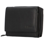 Kožená peněženka Delami Roxy, černá