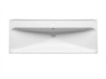 Nábytkové umyvadlo SAT Brevis 121x47,5 cm otvor pro baterii uprostřed SATBRE12046 SATBRE12046
