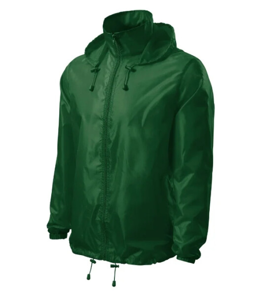 Windy větrovka unisex lahvově zelená S
