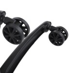 Herní křeslo, stříbrná látka, houpací mechanismus, polohování opěradla 90°-180°, 3D područky, polštáře z paměťové pěny,