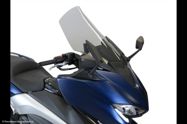 Yamaha Tmax 530 17-19, Tmax 560 20-21 Skútr plexi Powerbronze 535 mm - čiré