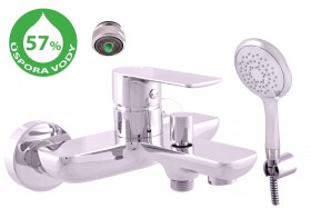 RAV Slezák - VLTAVA ECO - Vanový set s baterií, Chrom VTE454.5/1 VTE454.5/1