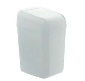 Denox Troya bílá / Odpadkový koš / 30 l / 61 x 34 x 27,5 cm