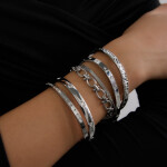 ELENYS Verona Bead – náramek z prémiové oceli Délka náramku: 17+5 cm / max. 22 cm