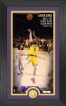 Highland Mint Obraz Los Angeles Lakers NBA LeBron James All Time Scoring Record Breaking Game Bronze Coin Photo Mint