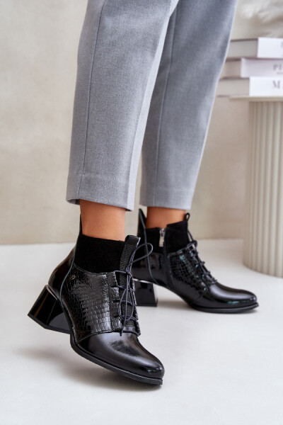 Boty na podpatku model 202811 Step in style 37