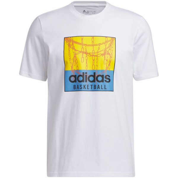 Pánské tričko adidas Chain Net Basketball Graphic Tee IC1861