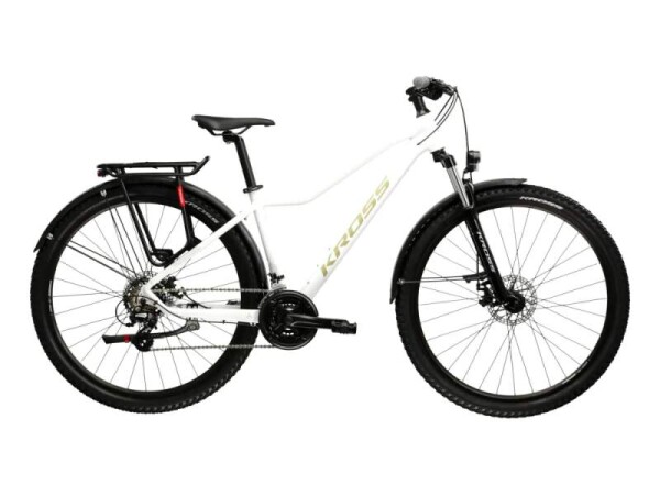 KROSS LEA 2.0 EQ, rám 17" (M), model 2026, pneu 27,5", barva bílá/zlatá - ZDARMA dopravné, seřízení, odborná montáž a sada světel! (Záruka nejlepší ceny. Nalezli jste někde lepší cenu? Napište nám a zkusíme ji trumfnout! )