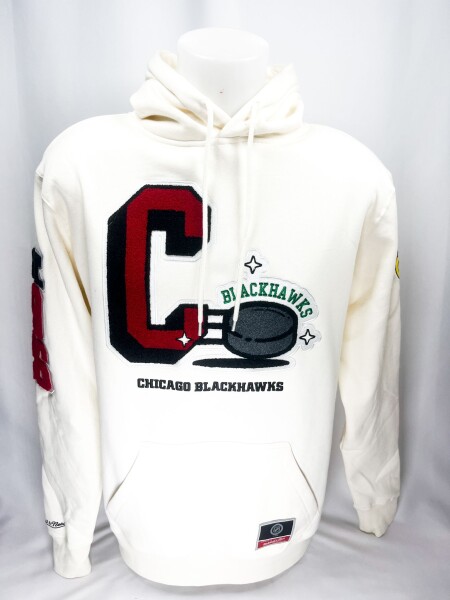 Mitchell Ness Pánská Mikina Chicago Blackhawks Sswagger Hoodie Velikost: