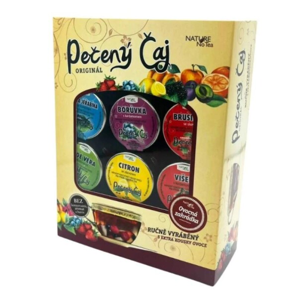 Notea Dárkové balení pečených čajů 12ks Ovocná zahrádka