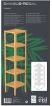 Schütte Bambusová police s 5 přihrádkami (BMBA02-REG51) 9002560706621