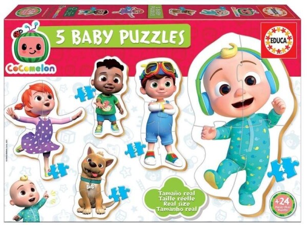 Trefl Puzzle Baby Cocomelon 5v1 (3-5 dílků)