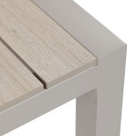 Zahradní stůl 162x90cm, hliník, polywood, béžová, AZT-S1514 CRM