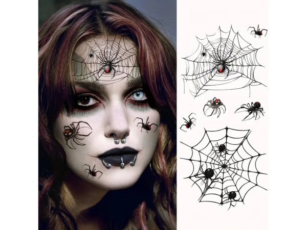 Dovoz Tetování pavouci Barva: 2