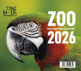 Kalendář 2026 ZOO, stolní, týdenní, 13 x 15 cm
