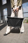 Nákupní košík Reisenthel Carrybag Frame Glossy dots black