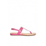 GUESS sandálky Jyll T-Strap Sandals růžové 36