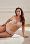 Dámské kalhotky Gorsenia K 856 Just Beige M-4XL béžová M