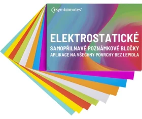 SYMBIO Elektrostatické poznámkové bločky modré / 190 x 100 mm / 100 listů / oboustranné (SYNT190100B100)