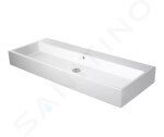 DURAVIT - Vero Air Dvojumyvadlo 1200x470 mm, s přepadem, bez otvoru pro baterii, WonderGliss, bílá 23501200281